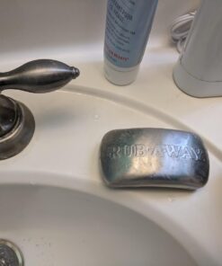 amco 8402 Rub-a-Way Bar Stainless Steel Odor Absorber, Single, Silver Original 37 71jyw s4FrL