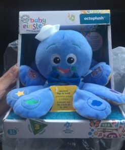 Baby Einstein Octoplush Musical Huggable Stuffed Animal Plush Toy, Learn Colors in 3 Languages, Blue, 11" Age 3 Month and up, Musical Octopus Plush 11" 43 71jz5tBHohL