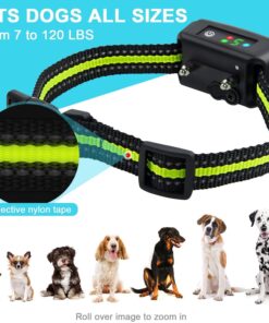 PetYeah Dog Bark Collar-5 Adjustable Sensitivity and Intensity Levels-Dual Anti-Barking Modes-Rechargeable/Rainproof/Reflective -No Barking Control Dog Shock Collar for Small Medium Large Dog 23 71jzCJNAYzL