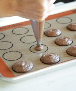 Silpat Perfect Macaron Non-Stick Silicone Baking Mat, 11-5/8" x 16-1/2", Orange 65 71jzz1dlB3L