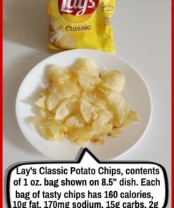 Lay's Classic Potato Chips, 1 Ounce (Pack of 40) 22 71k 4N23nTL