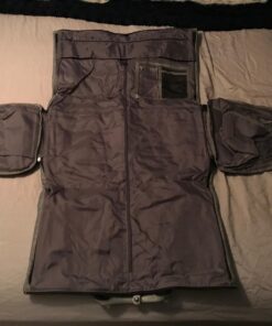 Convertible Garment Bag with Shoulder Strap, Modoker Carry on Garment Duffel Bag for Men Women - 2 in 1 Hanging Suitcase Suit Travel Bags (Grey) Ash Grey 62 71k G njkL