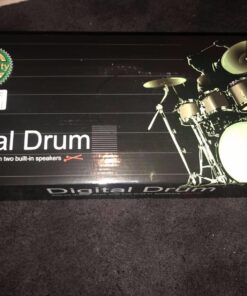 PAXCESS Electronic Drum Set, Roll Up Drum Practice Pad Midi Drum Kit with Headphone Jack Built-in Speaker Drum Pedals Drum Sticks 10 Hours Playtime,Great Holiday Birthday Gift for Kids green 36 71k Vp1h3ZL