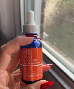 SeoulCeuticals Korean Skin Care 20% Vitamin C Hyaluronic Acid Serum + CE Ferulic Acid - Potent Anti Aging, Anti Wrinkle Korean Beauty 1oz 37 71k Y dwwXL