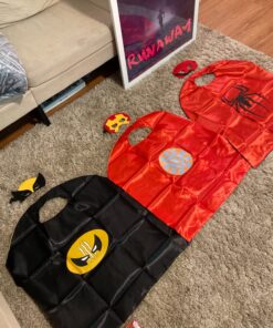 Roko Toys for 3-10 Year Old Boys, Superhero Capes for Kids 3-10 Year Old Boy Gifts Boys Cartoon Dress up Costumes Party Supplies Easter Gifts Present Chistmas Stocking Stuffers 35 71k vptaeuL