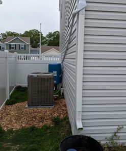 Oatey Mystic Rainwater Collection System, 2 in. x 3 in., Polyvinyl Chloride (PVC), White 45 71k0ImnJqiL