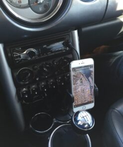 Macally Cup Phone Holder for Car Mount for Apple iPhone 11 Pro Max XS XS Max XR X 8 8+ 7 7 Plus 6s 6 5s SE, Samsung Galaxy S10 Plus S9 S8 Note, LG, Nexus, Google Pixel 3, Motorola, Smartphone (MCUP),Black 39 71k104i4QbL