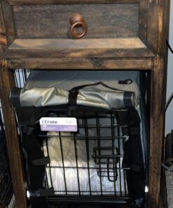 MidWest Homes for Pets Newly Enhanced Single Door iCrate Dog Crate, Includes Leak-Proof Pan, Floor Protecting Feet , Divider Panel & New Patented Features XX-Small - 18" L x 12" W x 14" H 40 71k2jvm9DwL