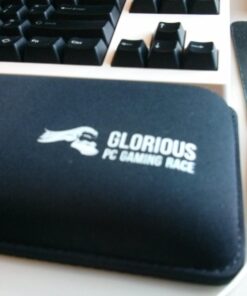 Glorious Gaming Wrist Pad/Rest - Full Standard Size - Black - Mechanical Keyboards, Stitched Edges, Ergonomic | 17.5x4 inches | 25mm/1in Thick (GWR-100) Full Size (Standard) 45 71k3geOX5CL
