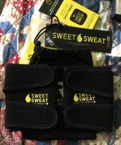 Sports Research Sweet Sweat Arm Trimmers for Men & Women | Increases Heat & Sweat Production to The Bicep Area Yellow Large 49 71k4HW5Jj2L