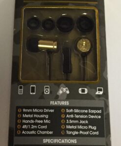 Alternative view of Sentry Industries HPSHM9MG 9MM with Microphone Gold