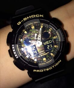 Casio Men's GA-100 XL Series G-Shock Quartz 200M WR Shock Resistant Watch Camouflage 17 71k4dbnwHUL