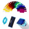 Selens Universal Flash Gels Lighting Filter SE-CG20-20 pcs Combination Kits for Camera Flash Light Strobe Light, Color Correction Filter Color Gels for Speedlight 7 71k5BS2vZqL
