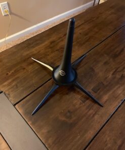 K&M König & Meyer 15222.000.55 Clarinet In-Bell Portable Stand - Lightweight with 4 Leg Folding Base - Fits A and B Clarinets - Stable Secure Base - Professional Grade - Made in Germany - Black 28 71k5JjytGVL