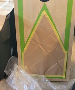 ZENY Portable Cornhole Set Regulation Size Outdoor Yard Cornhole Game 2 Wooden Cornhole Boards 8 Corn Hole Toss Bags with Travel Carrying Bag Regulation Szie 4x2ft 48 71k5fwppNHL