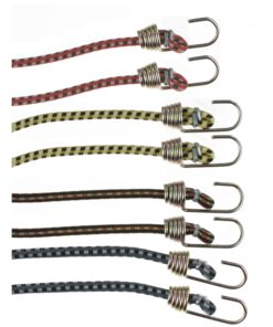 Keeper - 10” Mini Bungee Cords, 4 Pack - UV and Weather-Resistant 4.0 11 71k6Y1e2hDL