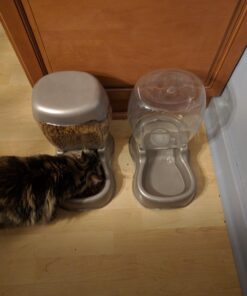 Petmate Pet Cafe Feeder Dog and Cat Feeder Pearlescent Colors 3 Sizes, Made in USA 6 lb. Pearl Tan 35 71k7Xr9QspL