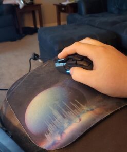 CORSAIR IRONCLAW WIRELESS RGB Rechargeable Gaming Mouse with Slipstream Technology - 18,000 DPI - 3-Zone RGB Multi-Color Backlighting - Black 44 71k8 N4ZyL