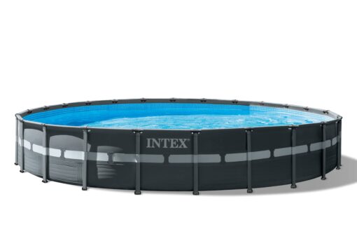 INTEX 26339EH Ultra XTR Deluxe Above Ground Swimming Pool Set: 24ft x 52in – Includes 2800 GPH Cartridge Sand Filter Pump – SuperTough Puncture Resistant – Rust Resistant – Easy to Assemble