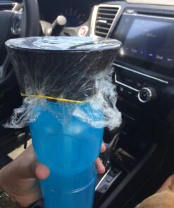 Highwave AutoDogMug Dog Water Bottle BPA-Free Portable Dog Water Bottle | Leak-Proof Portable Dog Water Bottle for Hiking and Traveling | Dish-Washer Safe, 20 oz Blue 33 71k8ivq8lCL