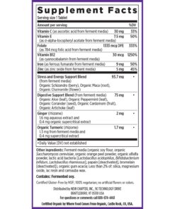 New Chapter Iron Supplement, Whole-Food Fermented Iron Complex Made with Organic Vegetables & Herbs + One Daily Non-Constipating Dose- 60ct, 2 Month Supply 60 Tablets 19 71k8q6jKMuL