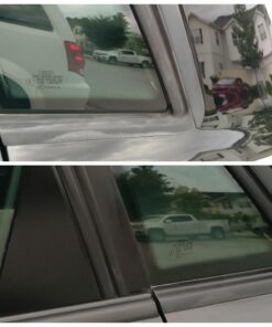 Trinova Plastic & Trim Restorer - Shines & Darkens Worn Out Plastic, Vinyl & Rubber Surfaces - Protects Cars & Motorcycles from Rain, Salt & Dirt - Prevent Fading - 8 fl oz 86 71k91jkeNKL