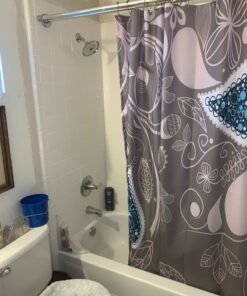 Zenna Home Rustproof Tool-Free Tension or Permanent Mount Adjustable Double Shower Rod, 44 to 72 Inches, Chrome 39 71k93H9DTaL