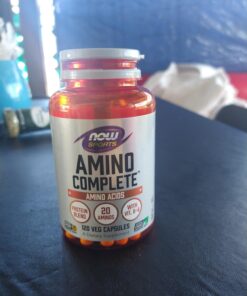 NOW Sports Nutrition, Amino Complete™, Protein Blend With 21 Aminos and B-6, 360 Veg Capsules 360 Count (Pack of 1) 22 71k99U8D1ZL