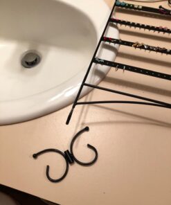 Mango Steam Jewelry Organizer for Hanging Earrings Black 44 71k9H RXjTL