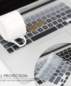 Allinside Gray Ombre Keyboard Cover Skin for MacBook Pro 13" 15" 17" (2015 or Older Version), MacBook Air 13" A1369/A1466, Older iMac Wireless Keyboard MC184LL/B 2010-2017 MacBook Air 13 & 2008-2015 Mac Pro 13/15 Ombre Gray 29 71k9rkymV4L