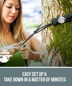 Legit Camping Hammock - Hammocks - 2 Person Hammock - Tree Hammock - Double Hammock - Portable Hammock - Outdoor Hammock - Hammock - Travel Hammock - Hammocks for Outside - Heavy Duty Hammock Army Green/Khaki 18 71kBhHK1z L