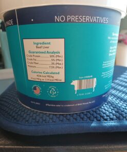 Stewart Freeze Dried Dog Treats, Beef Liver, Salmon, Chicken Liver & Chicken Breast, 3 oz, 4 oz, 12 oz, 14 oz, 21 oz, Resealable Tub, Grain Free & Gluten Free, Single Ingredient, Dog Training Treats 1.31 Pound (Pack of 1) 48 71kDzFDtDeL