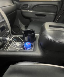 Integral Ultimate Expander Car Cup Holder - Adjustable Base - Expander & Organizer for Vehicles - Compatible with Coffee Mug, Yeti 14/24/36/46oz, Ramblers, Hydro Flasks 32/40oz, 3.4"-4.0" Bottles Black 1 Pack 30 71kETO2HIcL 1