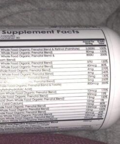 Pink Stork Premium Prenatal Vitamins for Women with Organic Whole-Food Ingredients for Fetal Development and Morning Sickness Support, Probiotics, Folate, B6, & More - 60 Capsules 47 71kEkzG hL