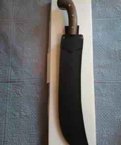 Condor Tool & Knife Golok Machete with Leather Sheath | Heavy Duty Machete | High Carbon Steel | Walnut Handle | Hand Crafted Leather Sheath | Tactical Machete | 0.2in Thick | 14.5in Blade | 30.7oz 1 43 71kFBX YHlL 1