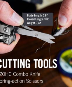 LEATHERMAN, Wingman Multitool with Spring-Action Pliers and Scissors, Stainless Steel with Nylon Sheath 43 71kFSEunHFL