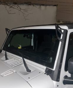 Nilight Windshield Frame Mounting Bracket for 52” LED Light Bar and Pod Light on Wrangler JK 2007-2017, 2 Years Warranty For 2007-2018 JK 32 71kG158 eKL