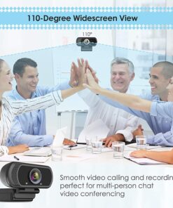 ToLuLu 1080P Webcam with Microphone, HD Webcam Web Camera with Tripod Stand, Widescreen USB Computer Camera, Streaming Mic Webcam for Online Calling/Conferencing, Zoom/Facetime/YouTube Laptop Desktop 33 71kGK9isalS