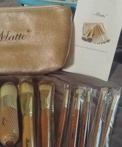 Matto Makeup Brushes 9-Piece Makeup Brush Set Foundation Brush with Travel Makeup Bag 33 71kGs7GNKUL