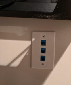 Cable Matters UL Listed 10-Pack RJ45 Keystone Jack, Cat6 Keystone Jacks in Blue 22 71kHxNL9udL