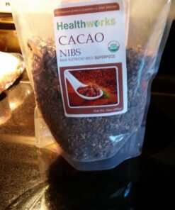 Healthworks Cacao Nibs Raw Organic (16 Ounces / 1 Pound) | Criollo Bean | Unsweetened Chocolate Substitute | Certified Organic | Keto, Vegan & Non-GMO | Antioxidant 29 71kIQoUebCL 1