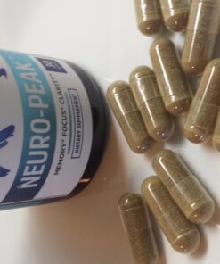 Zhou Neuro Peak Brain Support Supplement | Memory, Focus & Clarity Formula | DMAE, Rhodiola Rosea, Bacopa Monnieri, Ginkgo Biloba & More | 30 VegCaps 31 71kIWPrg06L