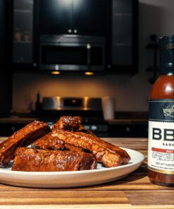 Loubier Gourmet: BBQ Sauce - Natural BBQ Sauce - 14.8 oz - All Natural and Unique Flavors - Delicious Glaze For Any Meat - Gluten Free - Made in the USA Hot BBQ Sauce 2 Pack 12 71kIkPXezFL