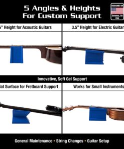 MusicNomad Cradle Cube, Neck Rest & Support for Electric, Acoustic, & Bass Guitar, (MN206) 20 71kIn4UMnyL