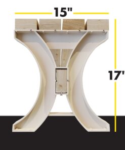 2x4basics 90140 Custom AnySize Table, 5.5 x 15.5 x 16.25, Light brown 33 71kIwxprxL