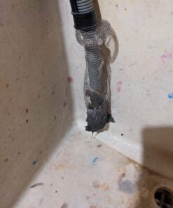 SUNHE 40 Pieces Lint Traps For Washing Machine, Snare Laundry Mesh Washer Hose Filter with 40 Pieces Cable Ties (40) 36 71kJf 1eL