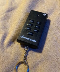 DEWENWILS Light Sensor Timer Waterproof, Plug in Timer Switch, 100 ft Range Remote Control with 2 Grounded Electrical Outlets for Outdoor String Lights, 15A 1/2HP UL Listed 43 71kJnVdCuiL