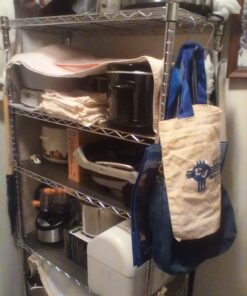 Amazon Basics 5-Shelf Medium Adjustable, Heavy Duty Storage Shelving Unit on 4'' Wheel Casters, Metal Organizer Wire Rack, Chrome, 30" L x 14" W x 64.8" H With Wheels 43 71kKqBKTDL