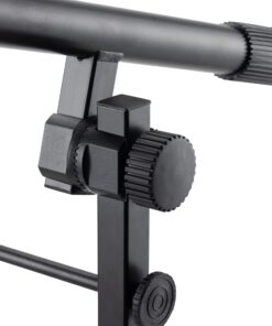 On-Stage KSA7500 Universal Second Tier for X-Style Keyboard Stand (for Stacking Keyboards, Electric Pianos, Synths, and Organs, 60 lb Capacity, Adjustable, Nonslip Arms and Feet, Metal, Black) 26 71kLG8 tYOL