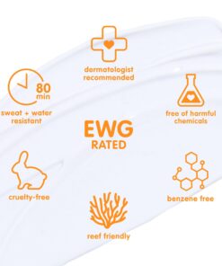 Thinksport SPF 50 Mineral Sunscreen – Safe, Natural Sunblock for Sports & Active Use - Water Resistant Sun Cream –UVA/UVB Sun Protection – Vegan, Reef Friendly Sun Lotion, 3 Fl Oz (Pack of 1) 3 Fl Oz (Pack of 1) 31 71kLZLeLFoL